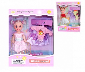 Кукла Элли в наборе с аксессуарами, 10 см (Defa Lucy, 263d)